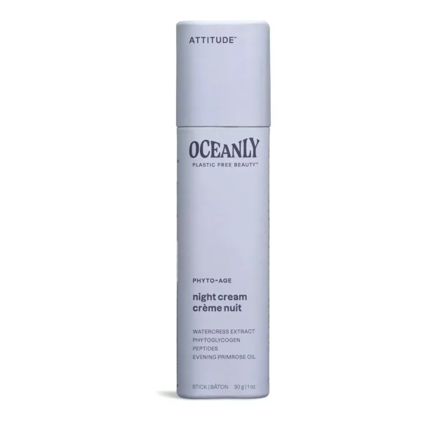Oceanly Night Moisturizer Bar, Botanical Based, Animal Free