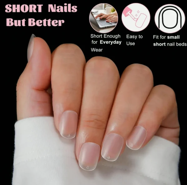 600Pcs XXS Oval Gel Tips