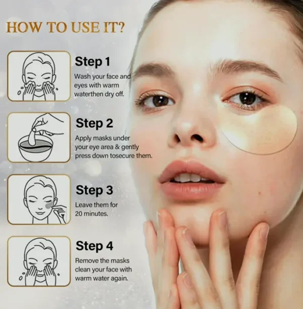 Gold Eye Pads for Dark Circles