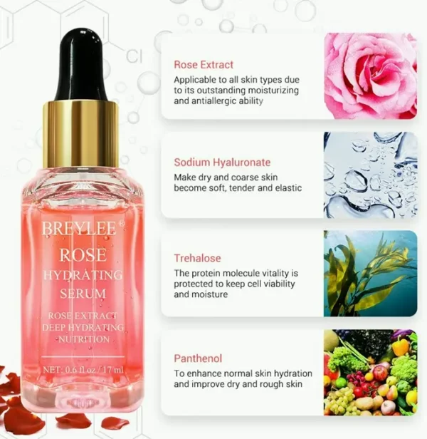 BREYLEE Rose Hydrating Face Elixir 17ml
