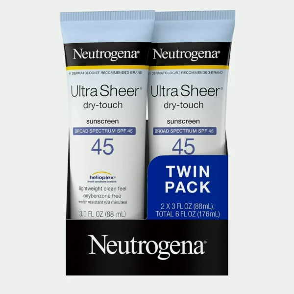 Suntan Cream Lotion Sun Protection Factor 45+ Travel Size