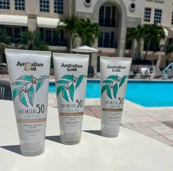 Aussie Gleam Sunscreen Tint Mineral Cream, Three FL Ounces