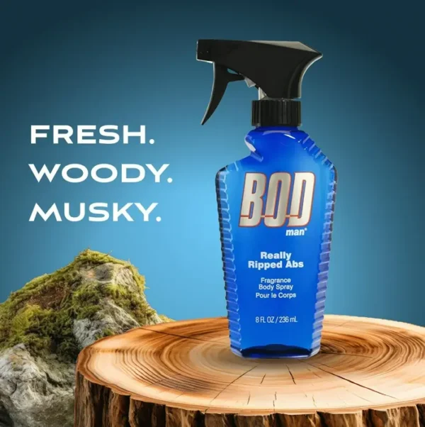 BOD Man Perfume Spray, Strong Abs, 8 fl oz
