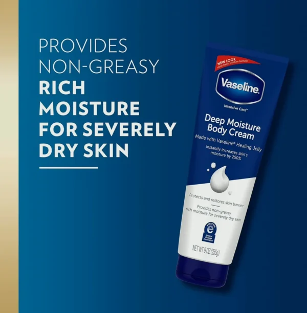 Vaseline Brand Intensive Moisture Skin Cream 4-Pack 9 oz