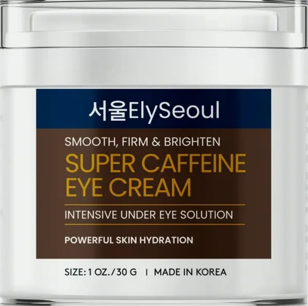 Super Caffeine Eye Cream: Anti-Wrinkle Treatment, Brightens Under Eyes