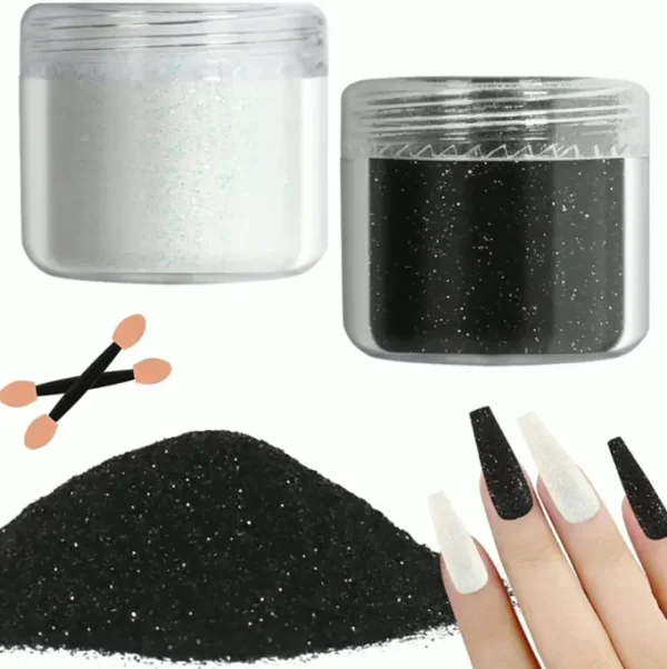 Dual Color Shining Sugar Powder for DIY Manicure