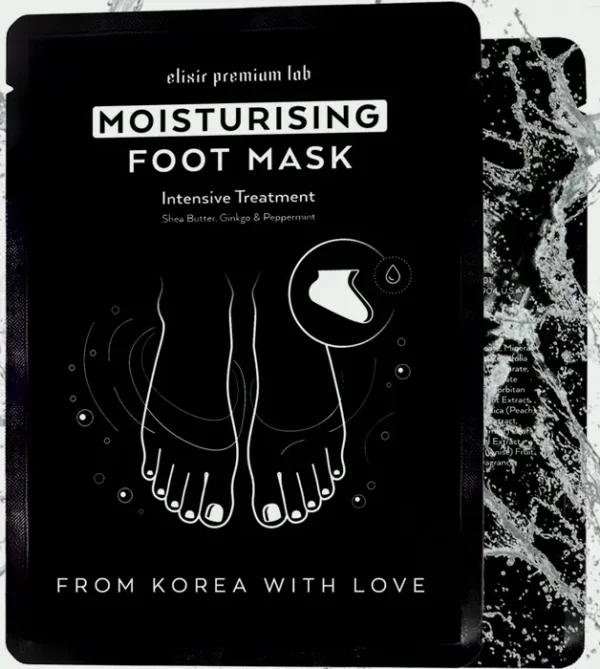 Hydrating Foot Mask for Dry Heels with Plant Extracts Single Pack