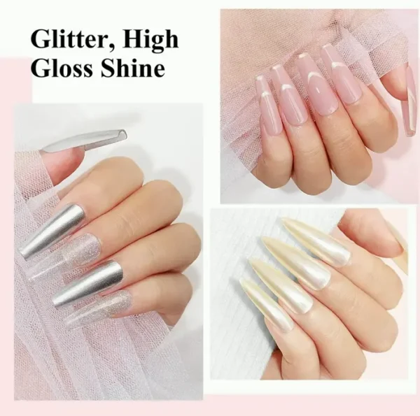 Fast Drying Polish Kit - 6 Color Glitter Nail Polish