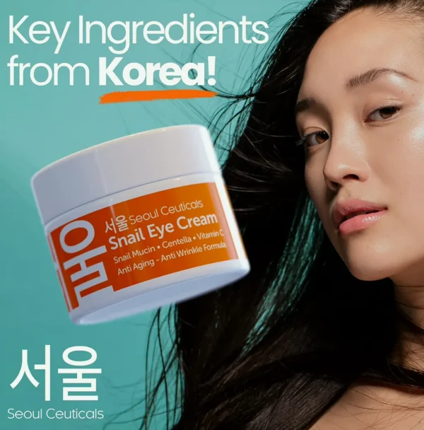 SeoulCeuticals's K-Beauty Snail Under-Eye Cream - 97% Filtrate 0.5 fl oz