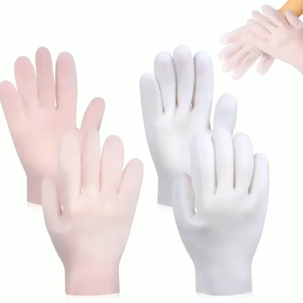 Two-Tone Hydrating Gloves Two Pairs