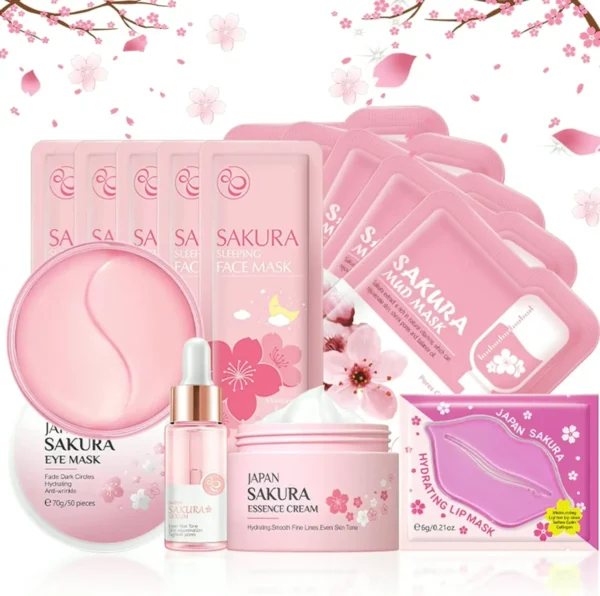 Skincare Gift Set with Japan Sakura