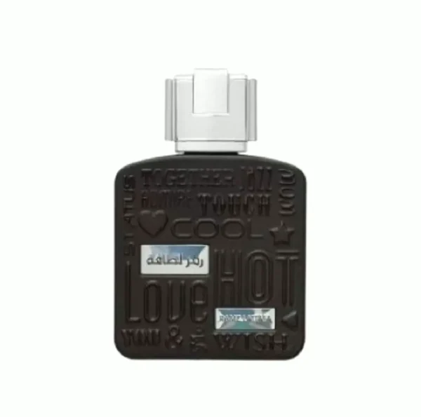 Lattafa Silver Eau De Parfum Men's Fragrance, 3.4 Ounce