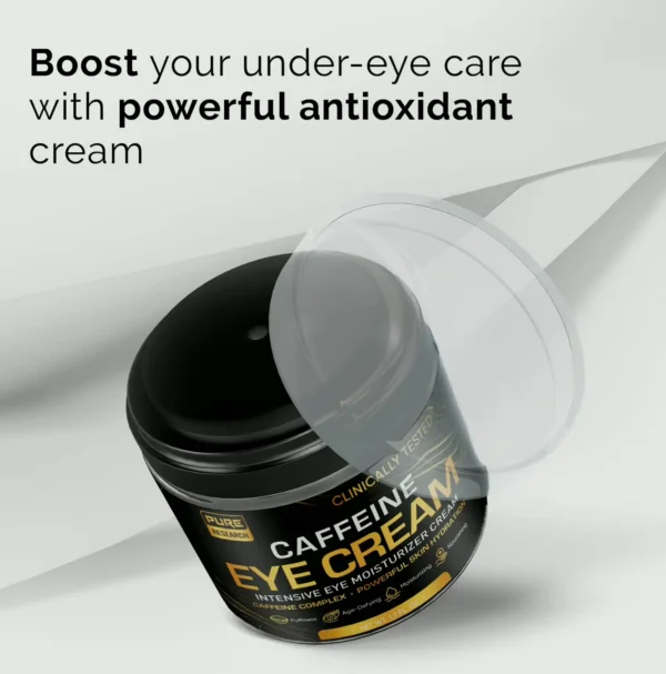 Caffeine Eye Cream to Reduce Wrinkles, Dark Circles, Puffiness 1.7oz