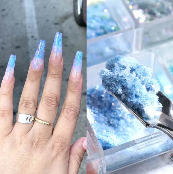 Holographic Opal Manicure Flakes for Decoration