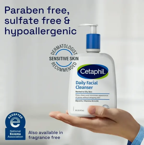 Cetaphil Everyday Face Cleanser for Sensitive Skin