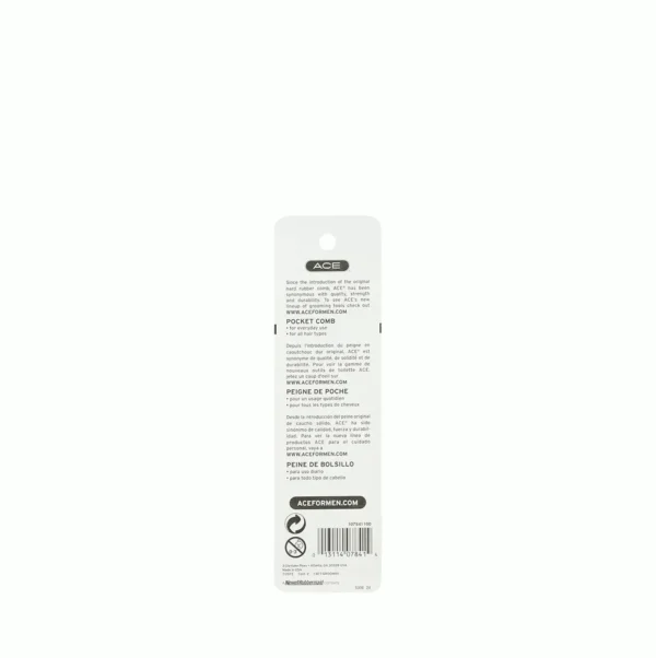 Compact Ace Elastic Comb - Five Inches