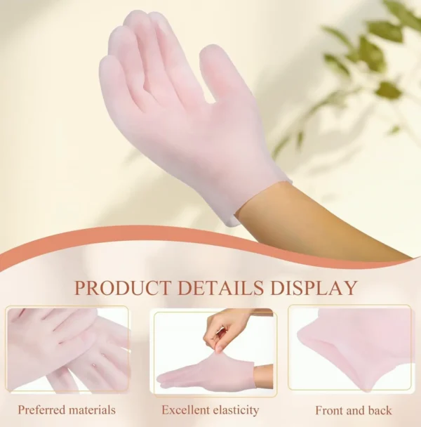 Two-Tone Hydrating Gloves Two Pairs
