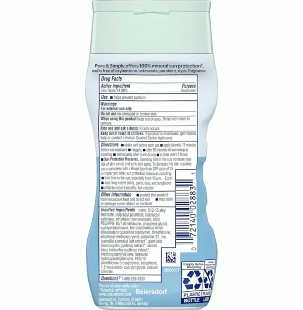 Sunblock Mineral Sunscreen SPF 50 Hypoallergenic