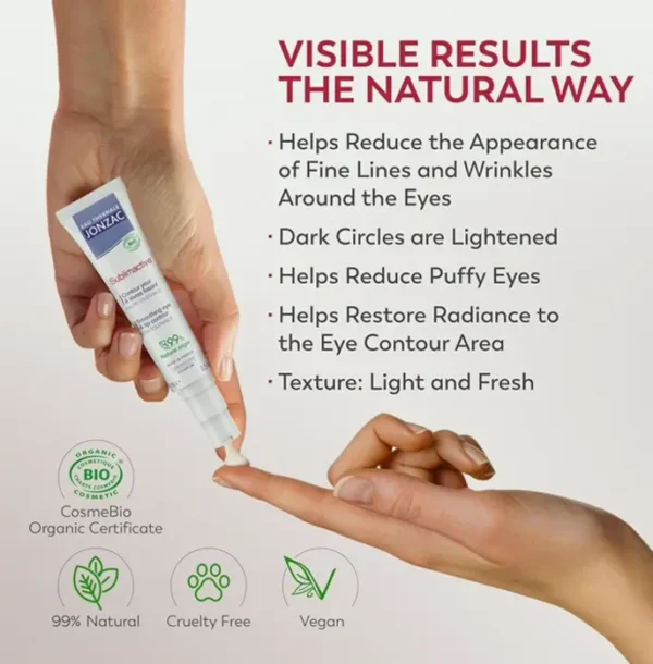 Organic Age-Defying Eye & Lip Contour Cream - Reduces Wrinkles