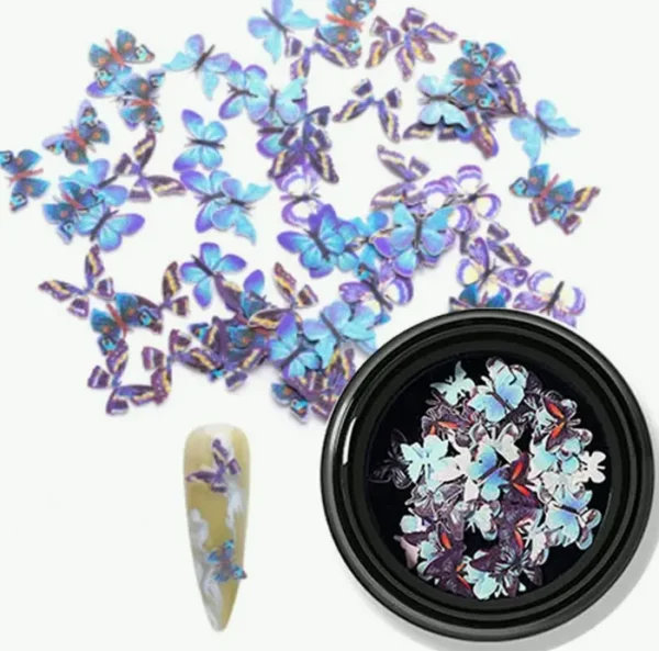 Insect 3D Manicure Decals Set - 100 Pcs