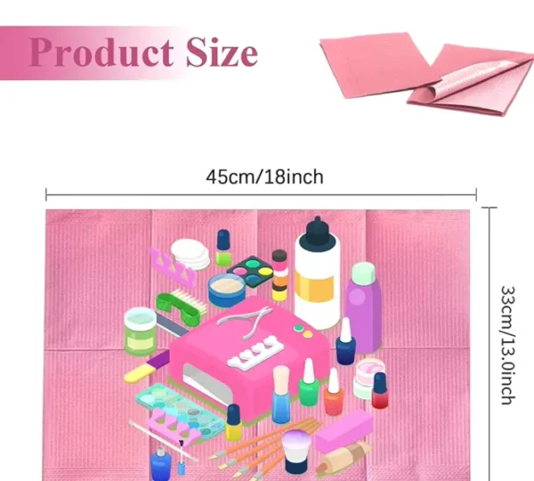Waterproof Nail Paper Towels Pack