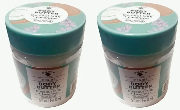 Moisturizing Body Cream - Coconut Milk & Lavender 5fl oz. (Pack of 2)