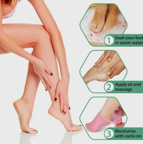Gel Moisturizing Socks for Dry Feet - Noverlife