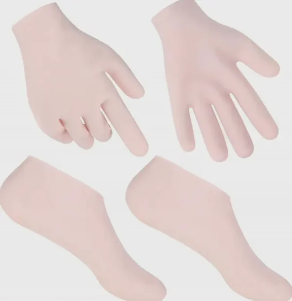 2 Sets Hydrating Hand-Wear and Foot-Wear