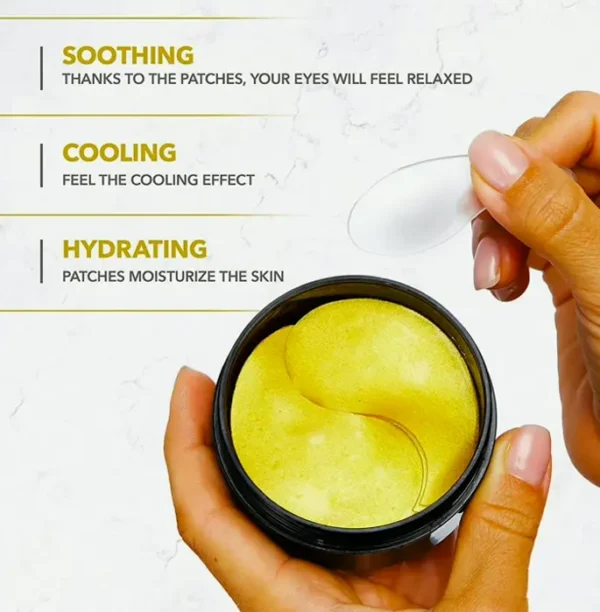 Eye Mask for Dark Circles and Eye Bags, 24k Skincare Treatment