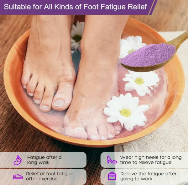 Foot Soak Bath with Epsom Salt for Pedicure