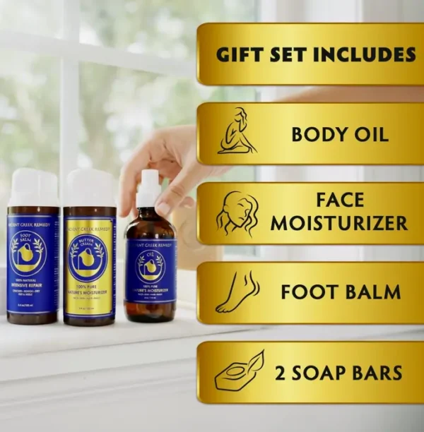 Natural Body Care Present Kit - Lavender Spa Basket