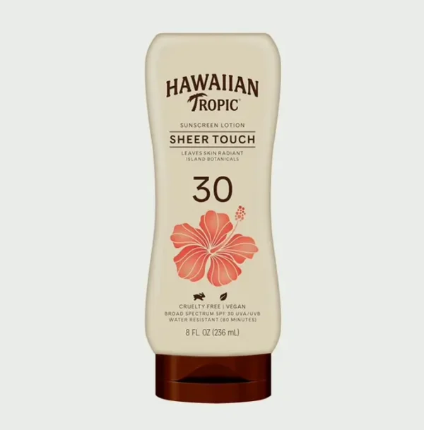 Hawaiian Tropics Sheer Feel Ultra Radiance Cream SPF 30, 8oz