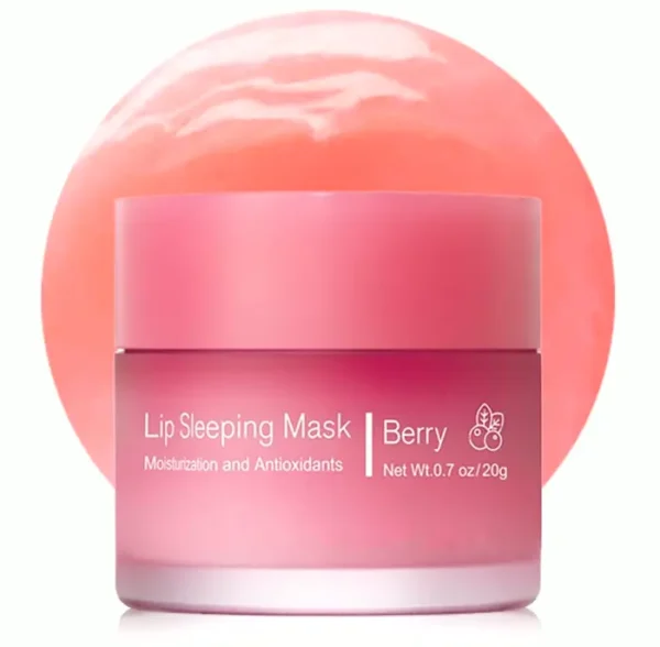 Moisturizing Sleeping Balm, Intensive Overnight Treatment, Reduces Cracked Lips (Flavor) 0.7 OZ