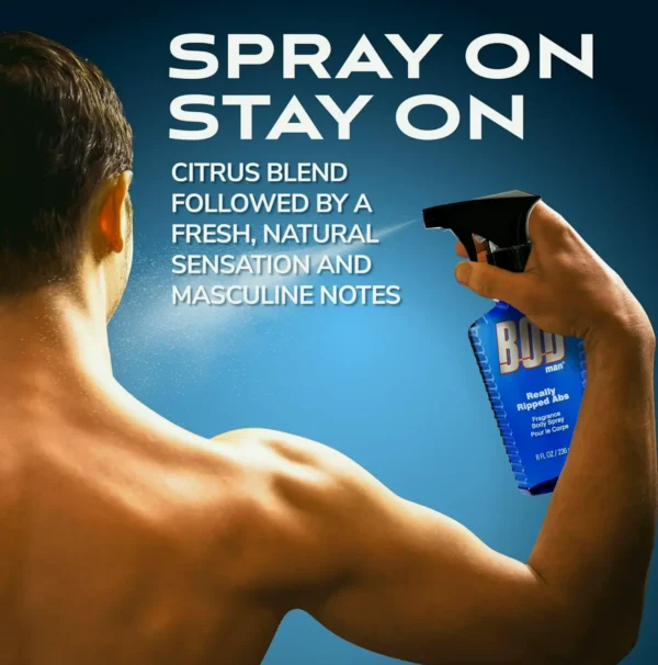 BOD Man Perfume Spray, Strong Abs, 8 fl oz