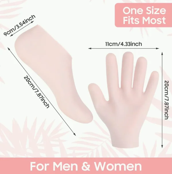 2 Sets Hydrating Hand-Wear and Foot-Wear
