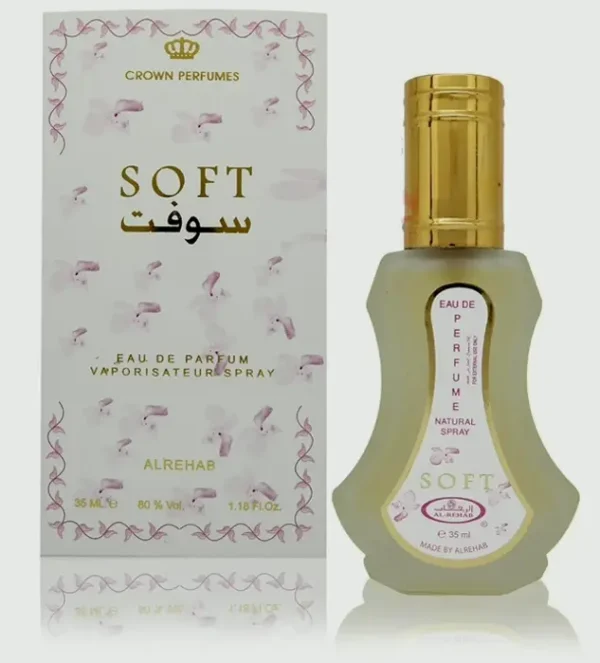 Al-Rehab Soft Eau de Parfum for Women, 1.18 Oz