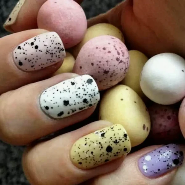 Stylish Easter Press-On Fingernails Set for Spring