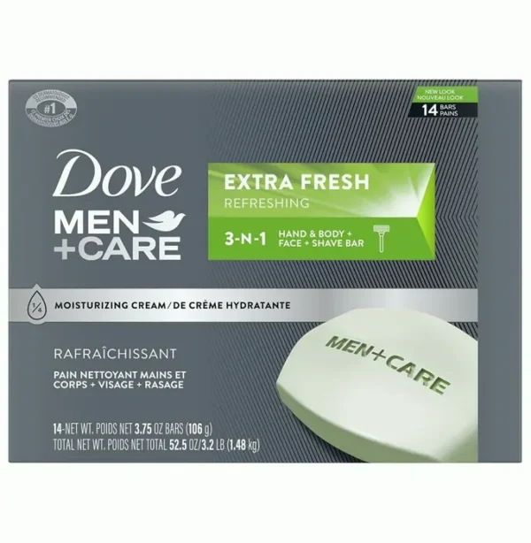 DOVE MEN+CARE 3-in-1 Cleanser for Body, Face, and Shaving