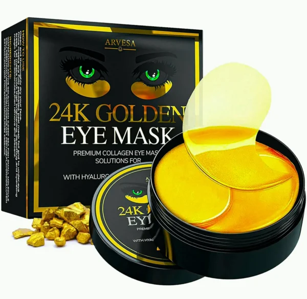 Eye Mask for Dark Circles and Eye Bags, 24k Skincare Treatment