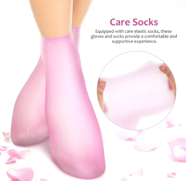 Gel Hydrating Booties Gloves for Cracked Feet