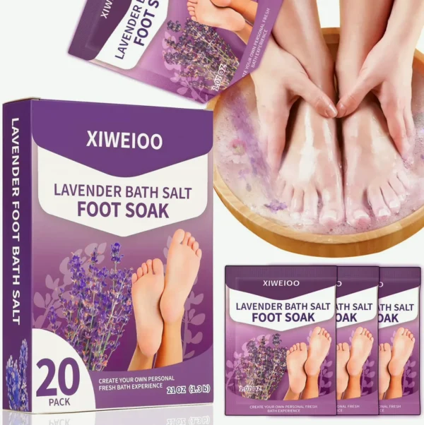 Foot Soak Bath with Epsom Salt for Pedicure