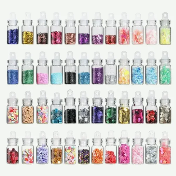 Oneleaf's 48-Pot Nail Design Kit for Professional Decoration