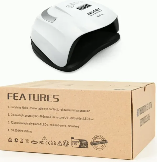 High-Speed LED Nail Lamp for Gel Polish