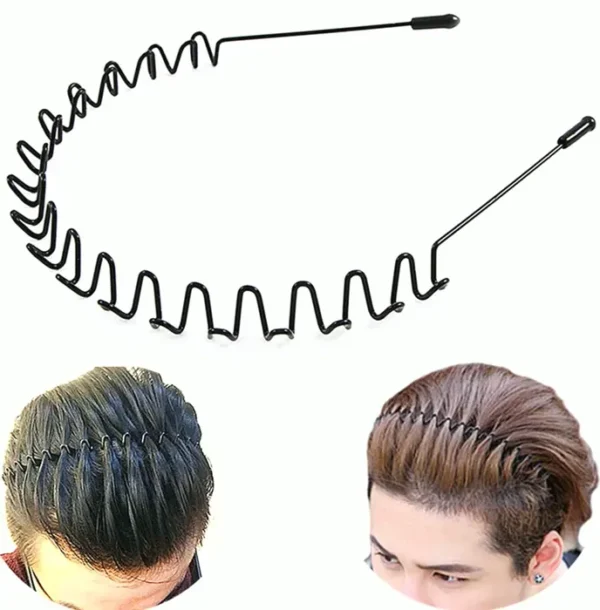 Steel Hair Band Universal Dark Spring Headband