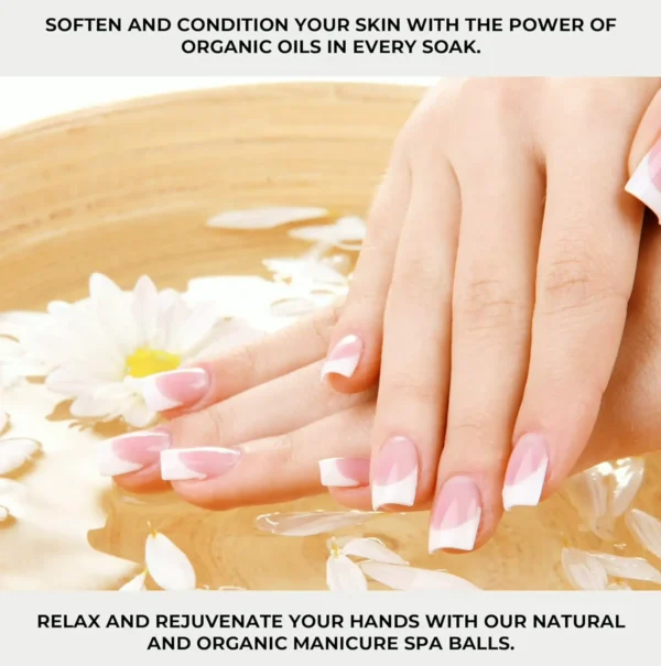 Ginger Lily Nail Care Spa Balls Ocean, 80-Count