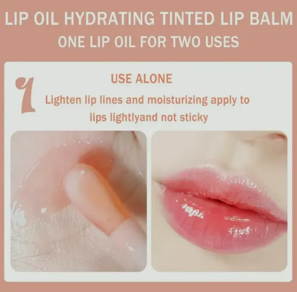 Moisturizing Colored Lip Oil Gloss, Repairing Care