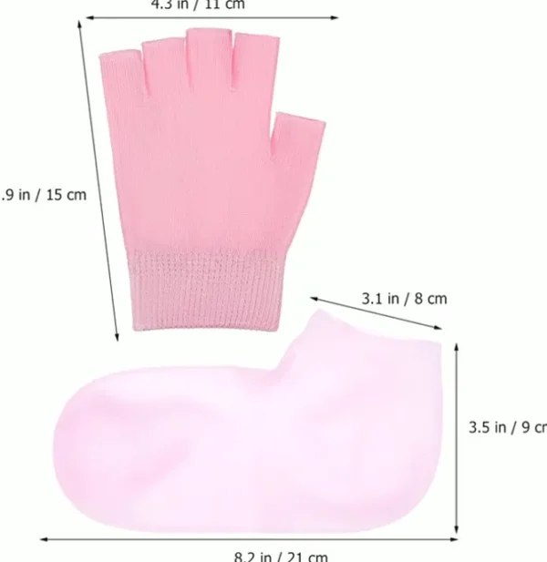 Gel Hydrating Booties Gloves for Cracked Feet