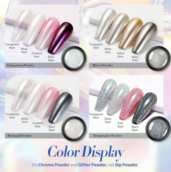 B.P. Mirror Nail Pigment Kit