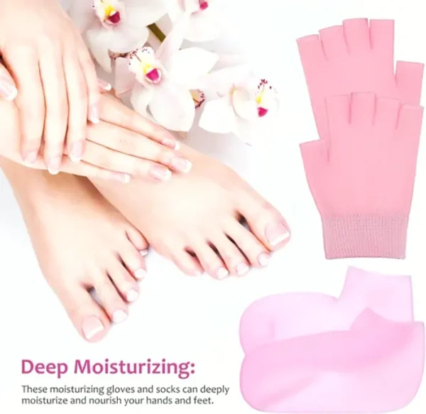 Gel Hydrating Booties Gloves for Cracked Feet