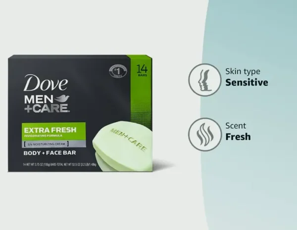 DOVE MEN+CARE 3-in-1 Cleanser for Body, Face, and Shaving